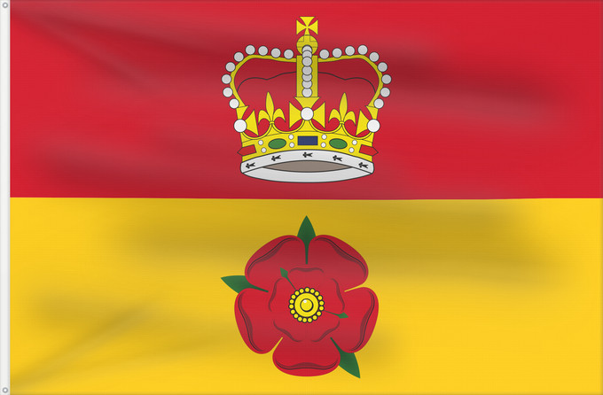 Drapeau, avec deux œillets métalliques et guindant renforcé : Hampshire Hampshire County Council