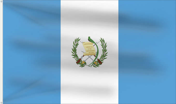 Flag, with two metal eyelets and reinforced hoist: Guatemala	Guatemala, official since 1871	Guatemala, officiel depuis 1871	Guatemala, official desde 1871	Watimala wiphala	Guatemala, oficial des de 1871	Guatemalas	Guatemalo	Guatemalako bandera	Gwatemala	In pāmitl Cuauhtēmallān	Watimala unancha	Флаг Гватем