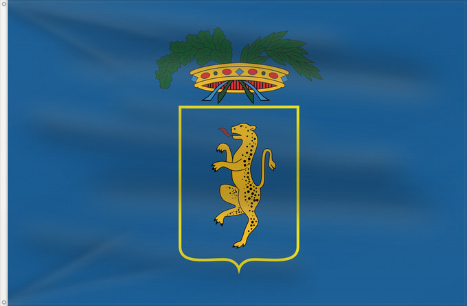 Bandera, con dos ojales metálicos y lado del asta reforzado: Lucca Province	Province of Lucca	Province de Lucca	Provincia de Luca	Provinz Lucca	Provincia di Lucca