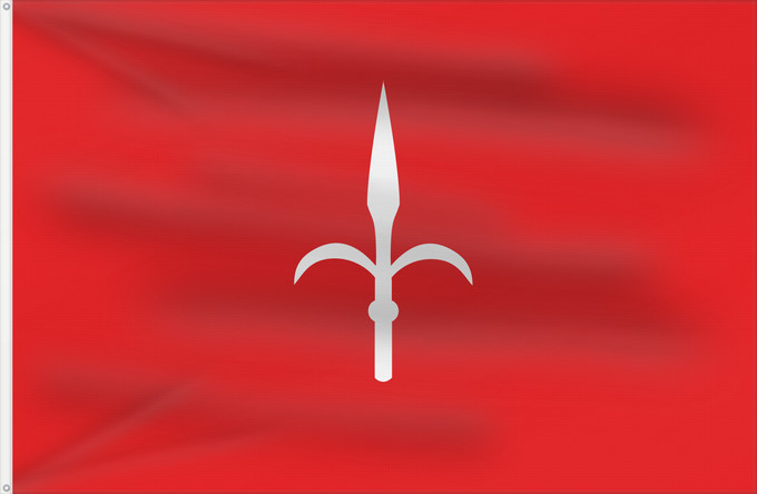 Drapeau, avec deux œillets métalliques et guindant renforcé : Free Territory Trieste	Free Territory of Trieste	Province de Trieste	Provincia de Trieste	Freien Territoriums Triest	Territorio Libero di Trieste	Slobodnog Teritorija Trsta	Slobodne Teritorije Trst	Застава Слободне Територије Трст