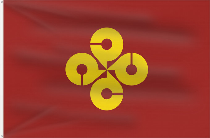 Drapeau, avec deux œillets métalliques et guindant renforcé : Shimane Prefecture	Shimane Prefecture, Japan	Préfecture de Shimane	Prefectura de Shimane	Präfektur Shimane