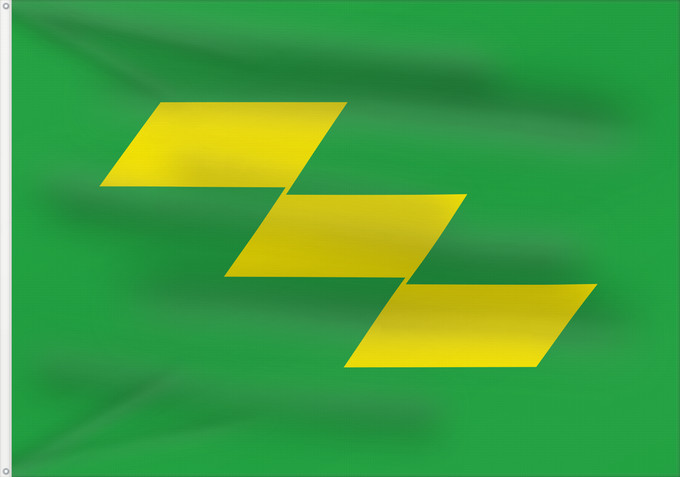 Drapeau, avec deux œillets métalliques et guindant renforcé : Miyazaki Prefecture Miyazaki Hayao Miyazaki Präfektur Miyazaki