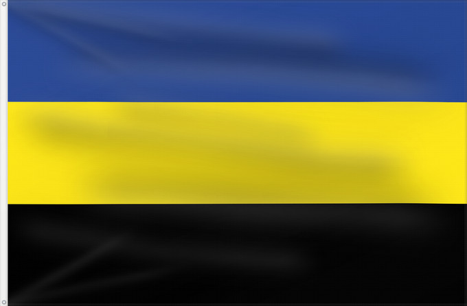 Drapeau, avec deux œillets métalliques et guindant renforcé : Gelderland Province of Gelderland in the Netherlands Güeldres Gelderland