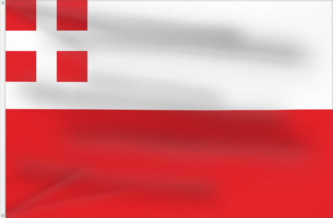 Bandera, con dos ojales metálicos y lado del asta reforzado: Utrecht