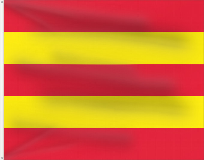 Flag, with two metal eyelets and reinforced hoist: Aust-Agder	Former county of Aust‐Agder, Norway	comté d’Aust-Agder