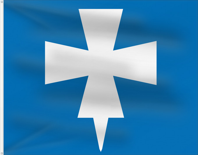 Flag, with two metal eyelets and reinforced hoist: Rogaland County of Rogaland, Norway comté de Rogaland