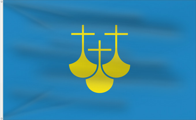 Flag, with two metal eyelets and reinforced hoist: Møre og Romsdal Møre og Romsdal County, Norway comté de Møre og Romsdal More og Romsdal