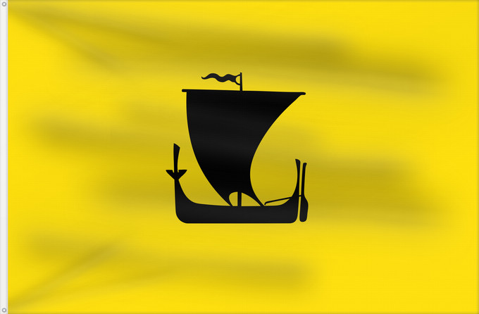 Bandera, con dos ojales metálicos y lado del asta reforzado: Nordland