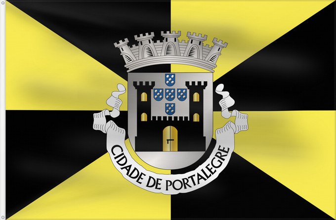 Flag, with two metal eyelets and reinforced hoist: Portalegre