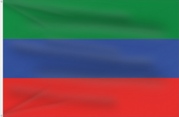 Flag, with two metal eyelets and reinforced hoist: FlagofDaghestan Dagestan République du Daguestan República de Daguestán Republik Dagestan Repubblica del Daghestan