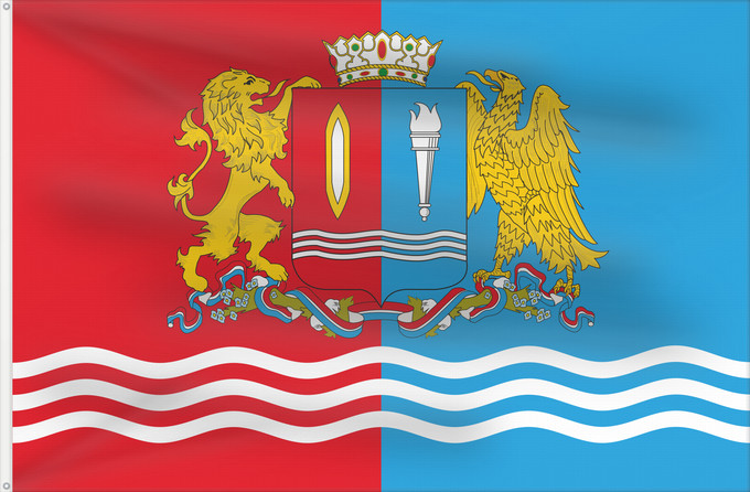 Drapeau, avec deux œillets métalliques et guindant renforcé : Ivanovo Oblast	Oblast d'Ivanovo	Óblast de Ivánovo	Oblast Iwanowo