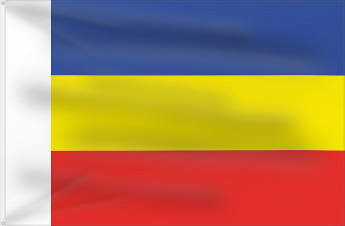 Flag, with two metal eyelets and reinforced hoist: Rostov Oblast	Oblast de Rostov	Óblast de Rostov	Oblast Rostow