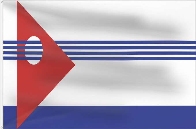 Drapeau, avec deux œillets métalliques et guindant renforcé : Artigas Department département d'Artigas Departamento de Artigas Artigas (Departamento) Artigas Dipartimento