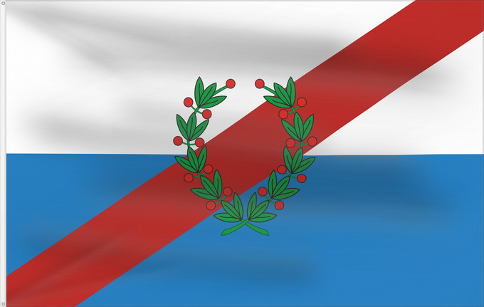 Drapeau, avec deux œillets métalliques et guindant renforcé : Provincia de La Rioja	La Rioja Province	province de La Rioja	provincia argentina de La Rioja	Rioja (Provinz)	La Rioja Province, Argentina