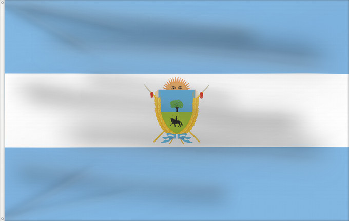Drapeau, avec deux œillets métalliques et guindant renforcé : Provincia de La Pampa La Pampa Province of Argentina province de La Pampa Provinz La Pampa Provincia di La Pampa