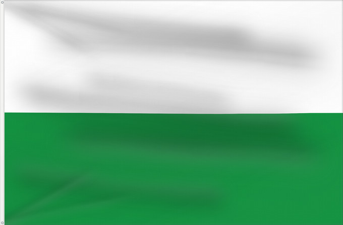 Flag, with two metal eyelets and reinforced hoist: Styria White-green. Colours of the state of Styria Styrie Estiria Weiß-grün. Landesfarben der Steiermark Stiria
