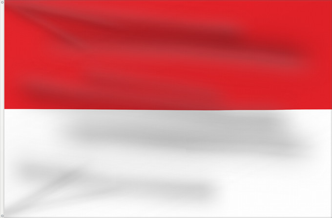 Flag, with two metal eyelets and reinforced hoist: Vorarlberg