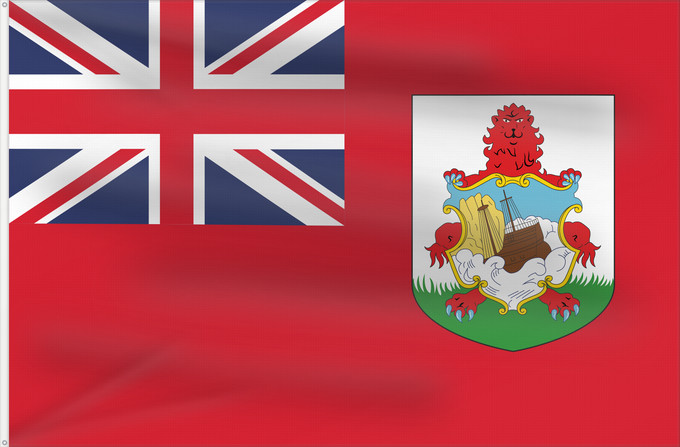 Bandera, con dos ojales metálicos y lado del asta reforzado: Bermuda	Bermudes	Bermudas	Bermudów	Bermudas fana	Brattagh ny Bermioodee	Флаг Бермуд