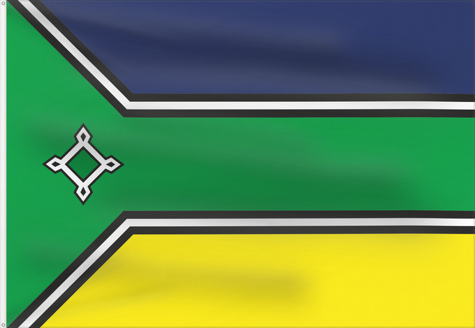 Flag, with two metal eyelets and reinforced hoist: Amapá