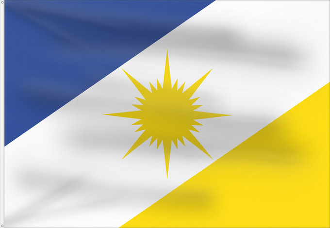 Flag, with two metal eyelets and reinforced hoist: Tocantins State of Tocantins, Brazil Estado do Tocantins, Brasil