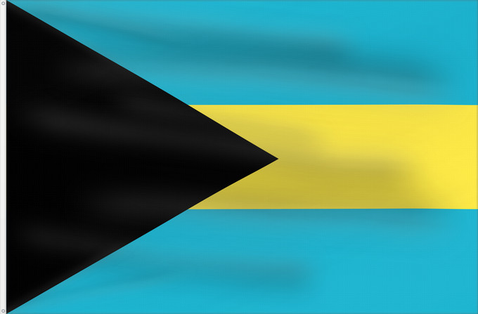 Bandera, con dos ojales metálicos y lado del asta reforzado: Bahamas	Bahama	Bahama s	Das Bahamas	Bahamów	Y Bahamas	La Bahamoj	Bahaman	Bahámaí	Des Bahamas	Ala Bahamayê	Ynysow Bahama	Знаме на Бахамите	Pāmitl Bahamah	Bahamakuna unanchan	Statului Bahamas	Флаг Багам	Bahamov