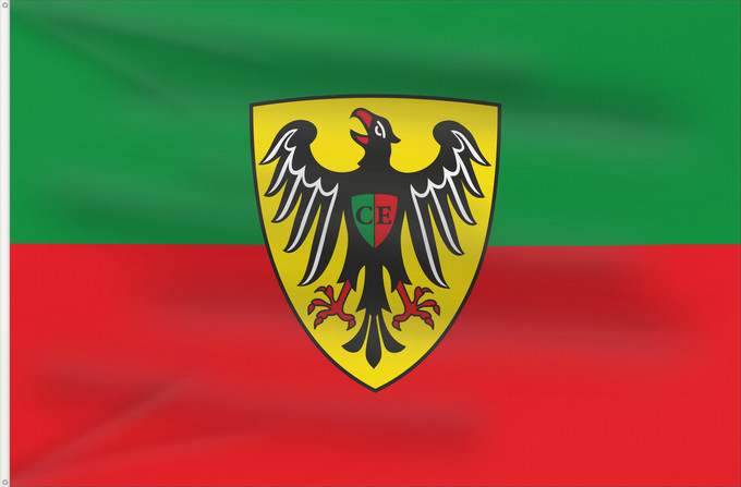 Drapeau, avec deux œillets métalliques et guindant renforcé : Esslingen am Neckar (Region Stuttgart)