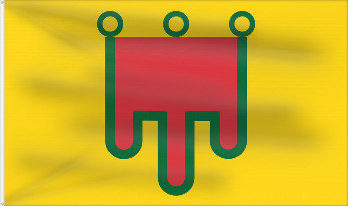 Flag, with two metal eyelets and reinforced hoist: Auvergne Region Auvergne in France Région Auvergne en France Auvèrnia