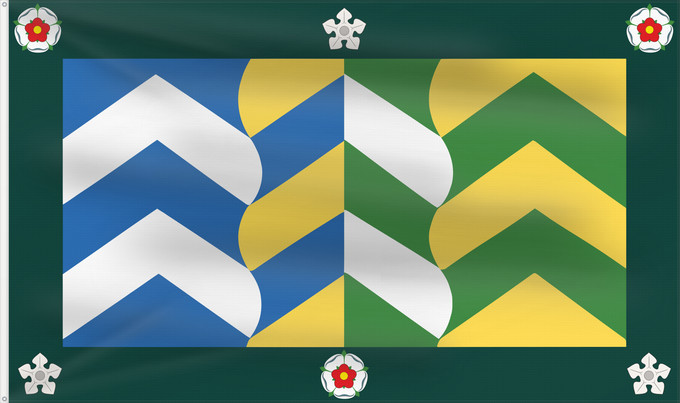 Flag, with two metal eyelets and reinforced hoist: Cumbria