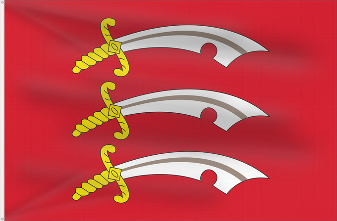 Flag, with two metal eyelets and reinforced hoist: Essex