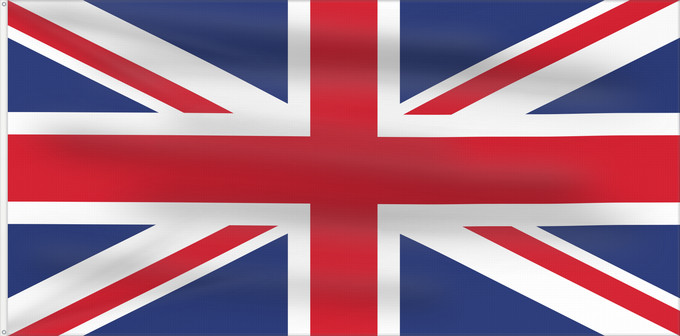 Bandera, con dos ojales metálicos y lado del asta reforzado: Northern Ireland