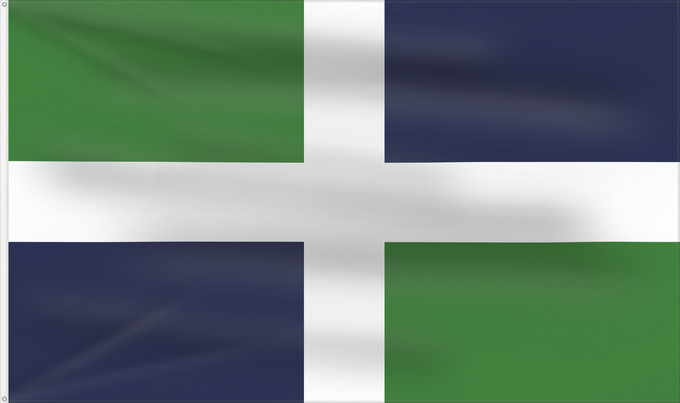 Flag, with two metal eyelets and reinforced hoist: Oxfordshire