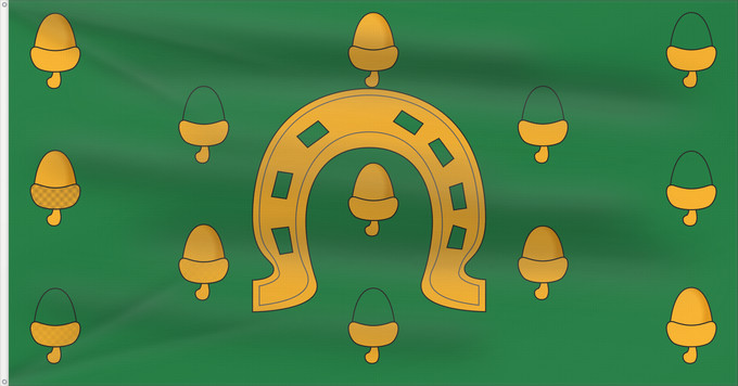 Flag, with two metal eyelets and reinforced hoist: Rutland  older colours	Rutland	comté de Rutland