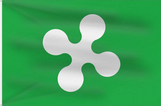 Drapeau, avec deux œillets métalliques et guindant renforcé : Lombardy	Italian region Lombardy	Lombardie	Lombardía	Lombardei	Regione italiana Lombardia
