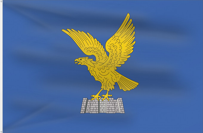 Flagge, mit zwei Metallösen und verstärktem Besatzband: Friuli-Venezia Giulia