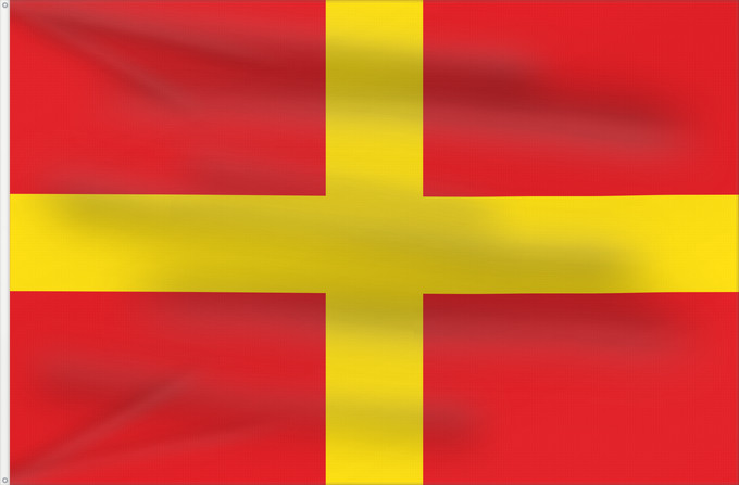 Flag, with two metal eyelets and reinforced hoist: Messina	Messine