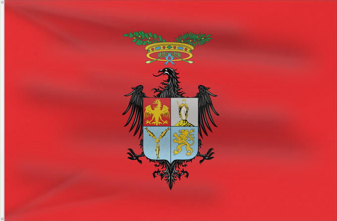 Bandera, con dos ojales metálicos y lado del asta reforzado: Palermo Province Province of Palermo Province de Palerme Provincia de Palermo Provinz Palermo Provincia di Palermo