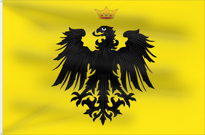 Flagge, mit zwei Metallösen und verstärktem Besatzband: Pisa Province Province of Pisa Province de Pise Provincia de Pisa Provinz Pisa Provincia di Pisa