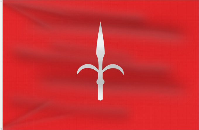 Drapeau, avec deux œillets métalliques et guindant renforcé : Free Territory Trieste Free Territory of Trieste Province de Trieste Provincia de Trieste Freien Territoriums Triest Territorio Libero di Trieste Slobodnog Teritorija Trsta Slobodne Teritorije Trst Застава Слободне Територије Трст