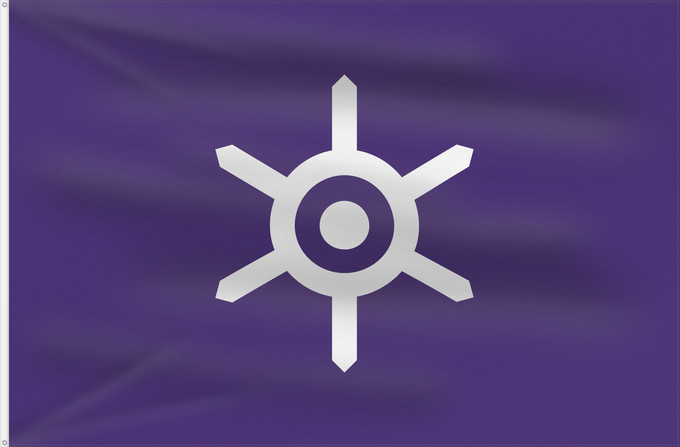 Drapeau, avec deux œillets métalliques et guindant renforcé : Tokyo Prefecture	Tokyo	Tōkyō	Tokio	La préfecture de Tokyo