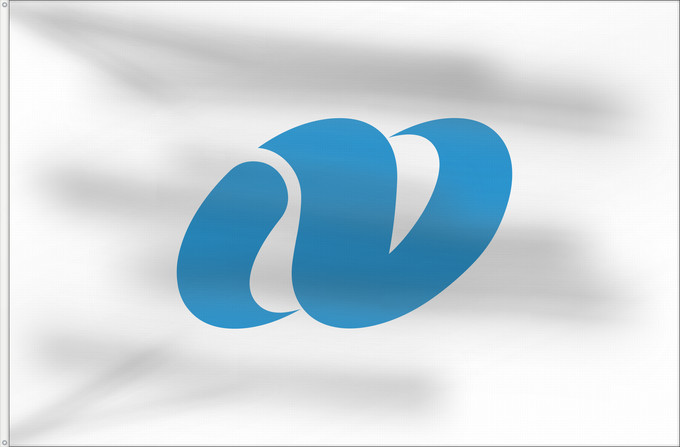 Flagge, mit zwei Metallösen und verstärktem Besatzband: Nagasaki