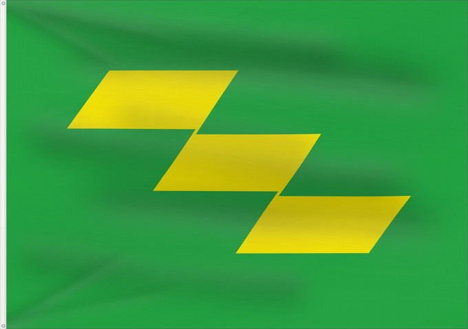 Flag, with two metal eyelets and reinforced hoist: Miyazaki Prefecture Miyazaki Hayao Miyazaki Präfektur Miyazaki