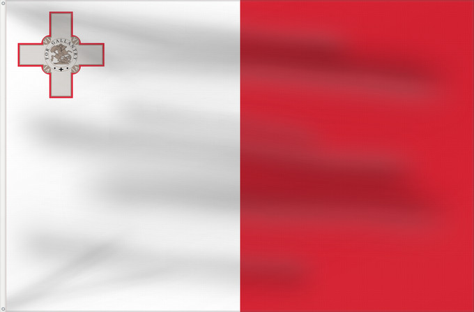 Flag, with two metal eyelets and reinforced hoist: Malta Malte Сцяг Мальты Maltas Ta Malta Флаг Мальты Прапор Мальти