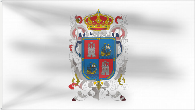 Drapeau, avec deux œillets métalliques et guindant renforcé : Campeche
