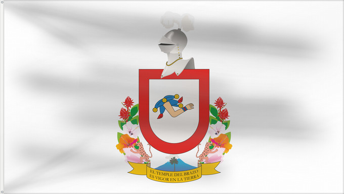 Flagge, mit zwei Metallösen und verstärktem Besatzband: Colima
