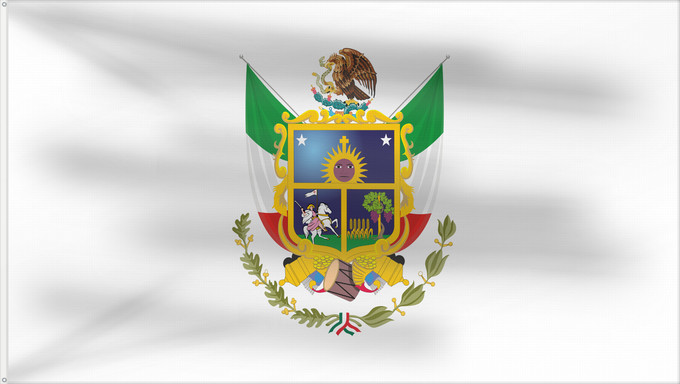 Bandera, con dos ojales metálicos y lado del asta reforzado: Queretaro	Querétaro	Querétaro 