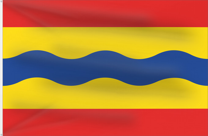 Bandera, con dos ojales metálicos y lado del asta reforzado: Overijssel	Province Overijssel	Overijsselse vlag