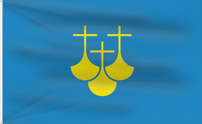Flag, with two metal eyelets and reinforced hoist: Møre og Romsdal	Møre og Romsdal County, Norway	comté de Møre og Romsdal	More og Romsdal