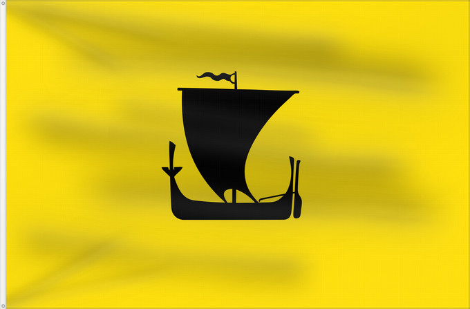 Bandera, con dos ojales metálicos y lado del asta reforzado: Nordland