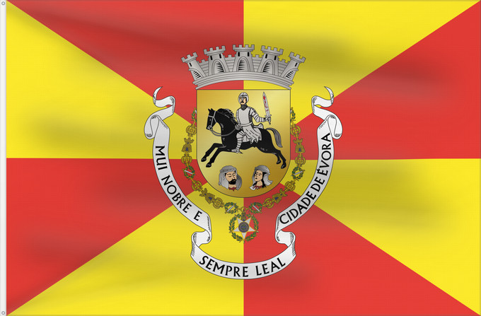 Drapeau, avec deux œillets métalliques et guindant renforcé : Évora