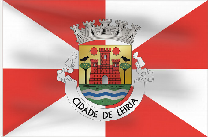 Drapeau, avec deux œillets métalliques et guindant renforcé : Leiria